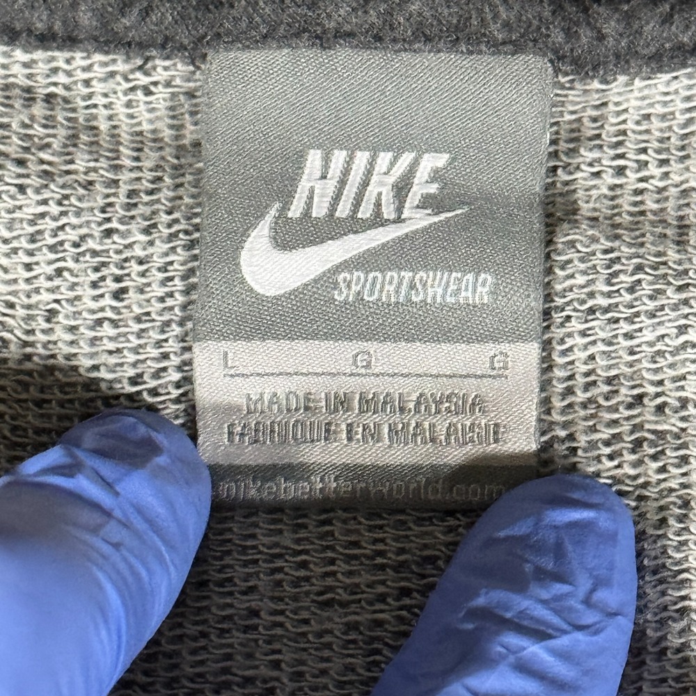 Nike Long Sleeve Sweater Gray Women's Size Large Womens Sportswear Graphic Print - Picture 4 of 8
